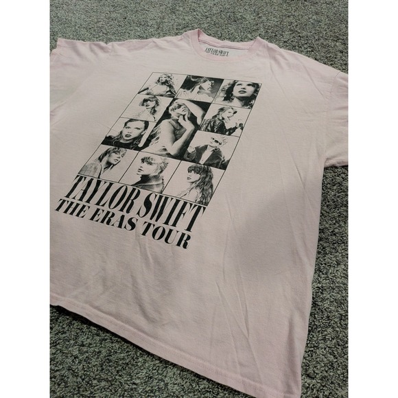 Taylor Swift The Eras Tour Shirt Mens 2XL XXL Official Merch 2023 - 2024 Pink - Picture 1 of 6